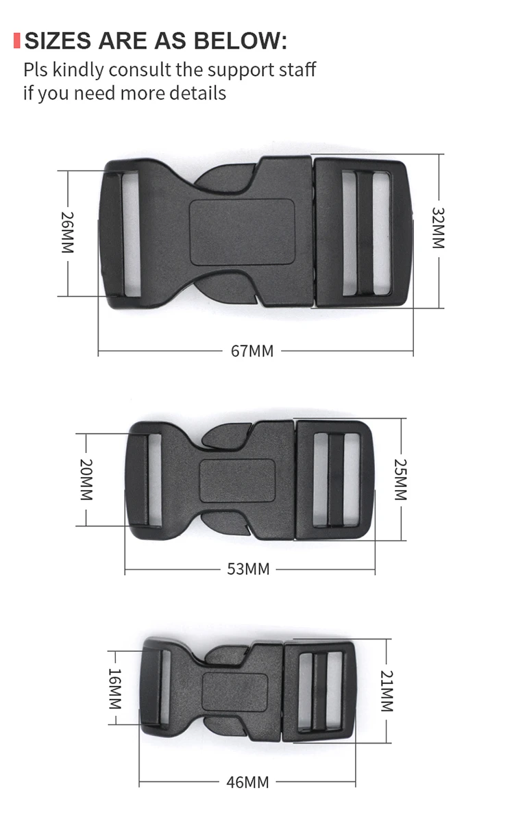 Side Release Buckle For Dog Collar Side Release Buckle For Dog Collar